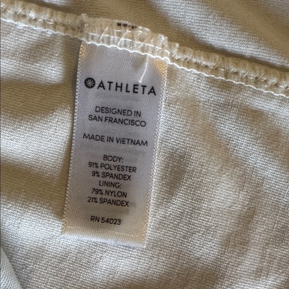 Athleta White Long Sleeve Women's Half Zip Top, Size M - Picture 13 of 13